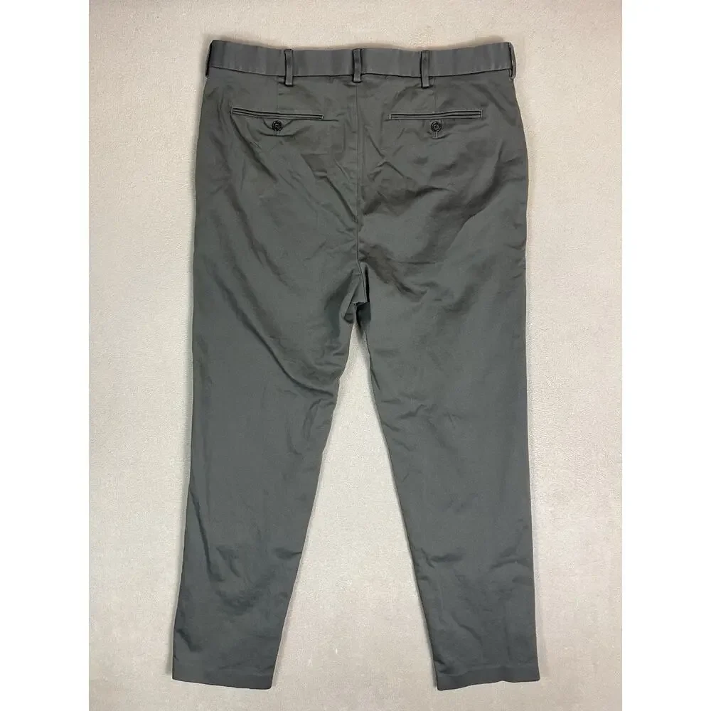Banana Republic‎ Pants Mens 38x32 Paris Green Traveler Slim Fit High Rise Preppy